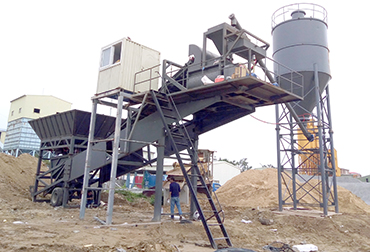 Taiwan YHZS60 Mobile concrete mixing plant