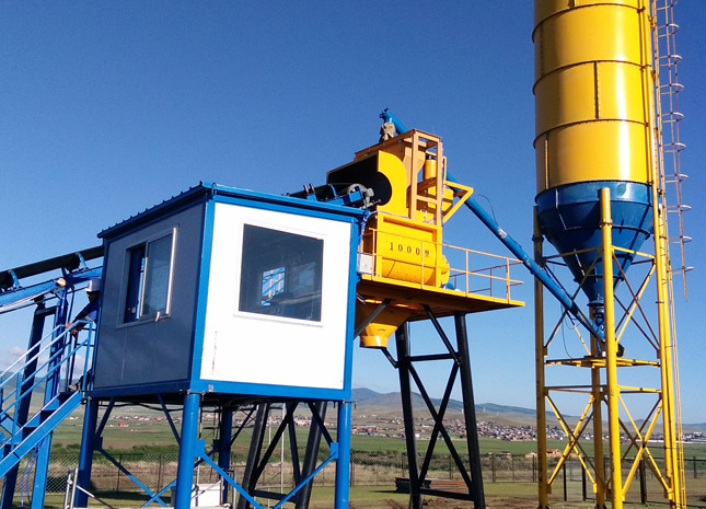 Jianxin 60 Concrete Mixing Station Was Successfully Put into Operation in Outer Mongolia