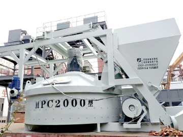 MPC2000 Vertical shaft planetary concrete mixer